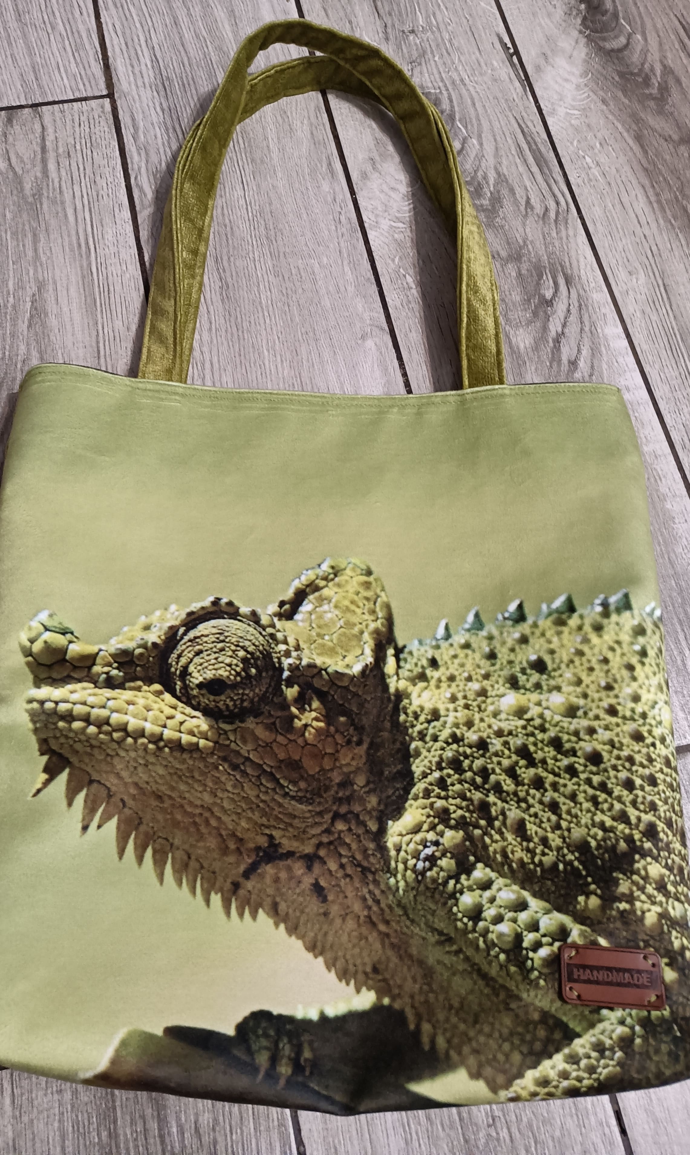Zielony kameleon